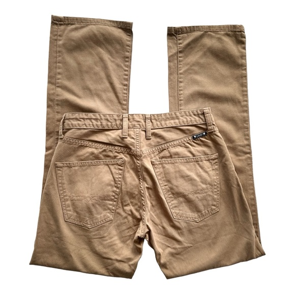 LUCKY BRAND 221 Original Straight Jeans Mens Tan Brown Size 30x32 - Picture 5 of 15